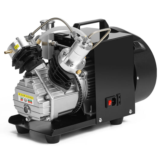 TUXING TXEDM041 300Bar PCP Air Compressor 4500Psi Diving Portable High Pressure Compressor for PCP Paintball Scuba 6.8L Tank
