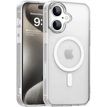 Magnetic Magsafa Strong Hybrid Case For iPhone 16 15 14 13 12 11 Pro XS Max Plus Mini X XR Candy Color Matte Hard Cover Silicone