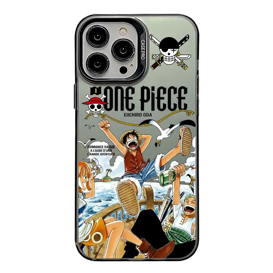 Case for iPhone 14Pro 15 13 Pro MAX 11 16Pro 16e XR XS MAX 14 12 Soft Cover Anime O-One PieceS