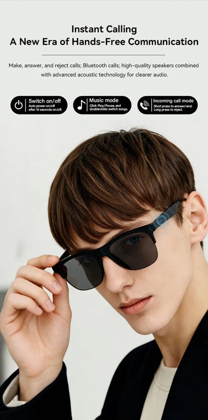 Lenovo 8K 1600MP AI Smart Glasses Hands-Free Calling AI Translation AI Voice Assistant Remote Control Touch Photo AI Glasses