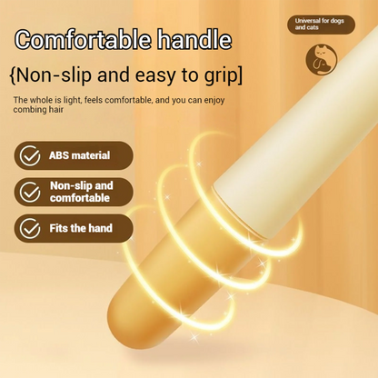 Pet Hair Comb Grooming Brush Effectively Remove Loose Hair Pet Cleaning Tool for Hair Removal and Bathing
