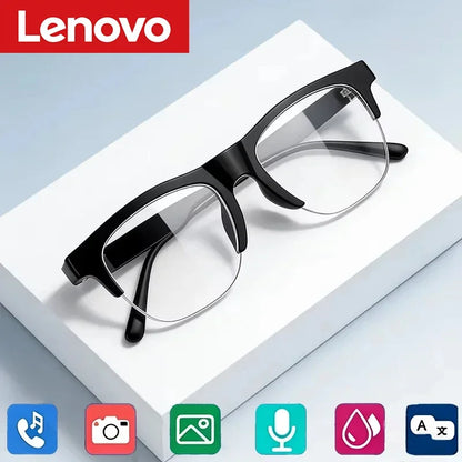 Lenovo 8K HD AI Smart Glasses AI Translation Hands-Free Calling AI Chat Logging Music Playback Smart Sunglasses for Men 2026 New