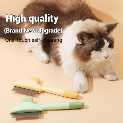 Pet Hair Comb Grooming Brush Effectively Remove Loose Hair Pet Cleaning Tool for Hair Removal and Bathing