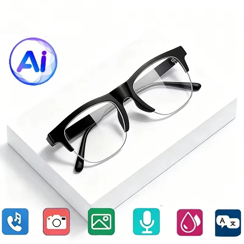 Lenovo 8K 1600MP AI Smart Glasses HD Hands-Free Calling AI Translation AI Chat Logging Music Playback New Smart Sunglasses