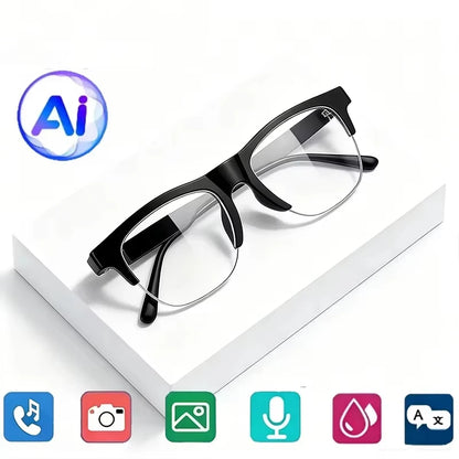 Lenovo 8K 1600MP AI Smart Glasses HD Hands-Free Calling AI Translation AI Chat Logging Music Playback New Smart Sunglasses