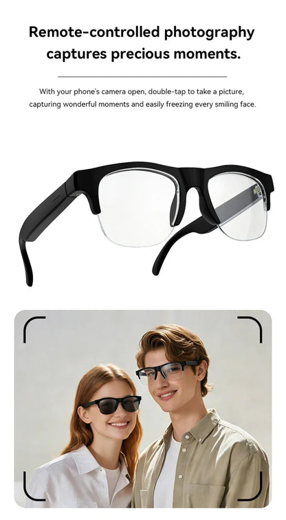 Lenovo 8K 1600MP AI Smart Glasses Hands-Free Calling AI Translation AI Voice Assistant Remote Control Touch Photo AI Glasses