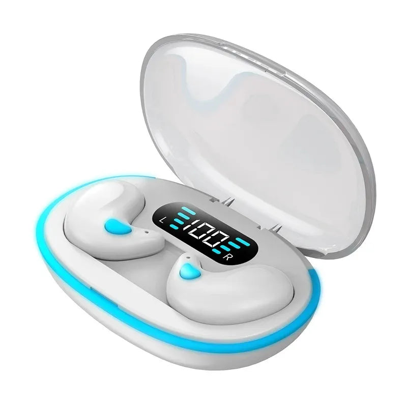 New Bluetooth 5.3 Wireless Earbuds for Sleeping Mini Design Portable Audio for Small Ears Ultra-Mini Sleep Earphones With Mic