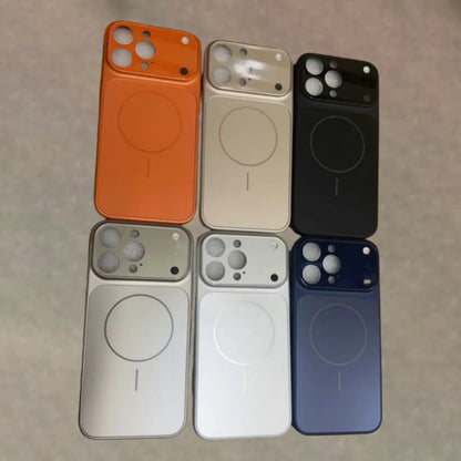 Original AG Nano Frosted Glass For Magsafe Phone Case For iPhone 17 Air 16 15 14 13 Pro Max Magnetic Wireless Charge Armor Cover
