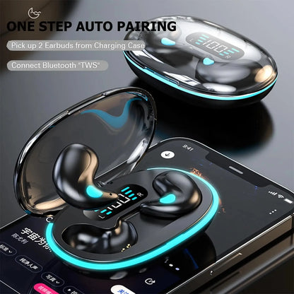 New Bluetooth 5.3 Wireless Earbuds for Sleeping Mini Design Portable Audio for Small Ears Ultra-Mini Sleep Earphones With Mic
