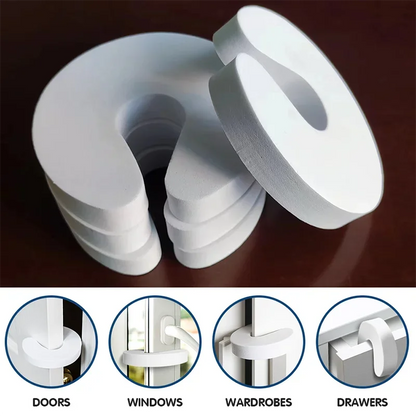 4Pcs Door Finger Pinch Guards Baby Proof Doors Slam Stopper Extra Soft Foam Sleek Design Child Safety Baby Safety Finger Protect