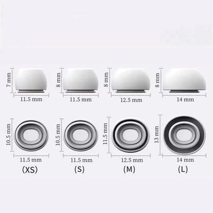 Rain Eartips For Airpods Pro 1/2 Ear Pads Silicone Case Pressure Relief Hole Ear Caps Cushion Eartips Buds Earphone Air Pods Pro