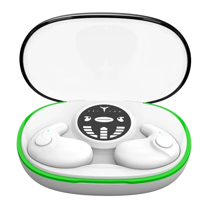 TWS Bluetooth 5.3 Wireless Earphone Invisible Sleep Headphones Hidden Earbuds IPX5 Waterproof Noise Reduction Sports Headset