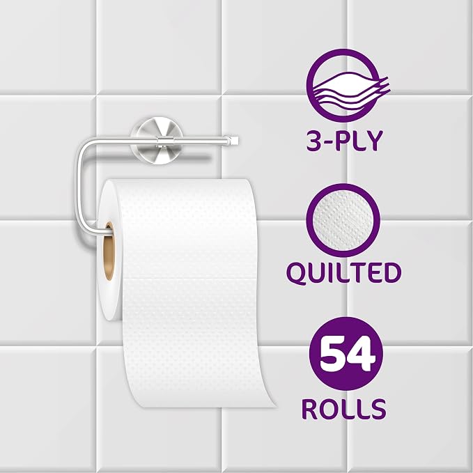 Velvet Classic Quilted Toilet Tissue 24 Standard Rolls