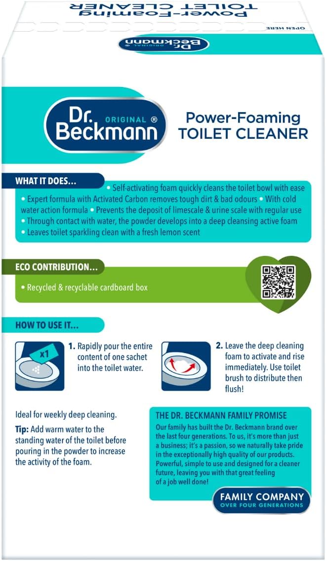Dr. Beckmann Power-Foaming Toilet Cleaner | For Deep Fresh Cleaning