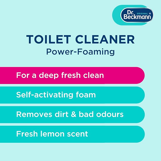 Dr. Beckmann Power-Foaming Toilet Cleaner | For Deep Fresh Cleaning